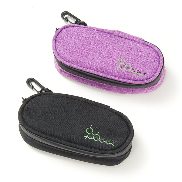CANNY Stash Pipe Bag ā Smell Proof Travel Bag ā Odor Resistant Protective Case - Storage Container with Activated Carbon - Padded for Glass Pieces